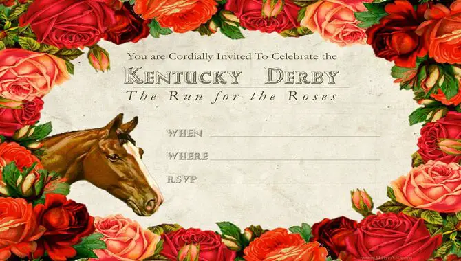 A Kentucky Derby Party With A FREE Editable Invitation Design