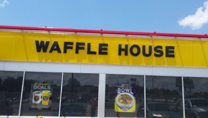 About the Waffle House Logo Font