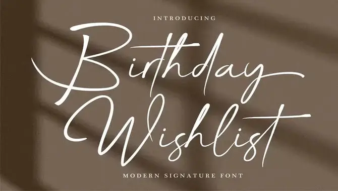 Birthday Font size