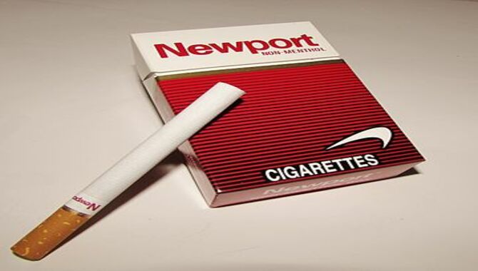 Characteristics of newport cigarette font