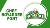 Chef Boyardee Font - Delightful Design Adventures