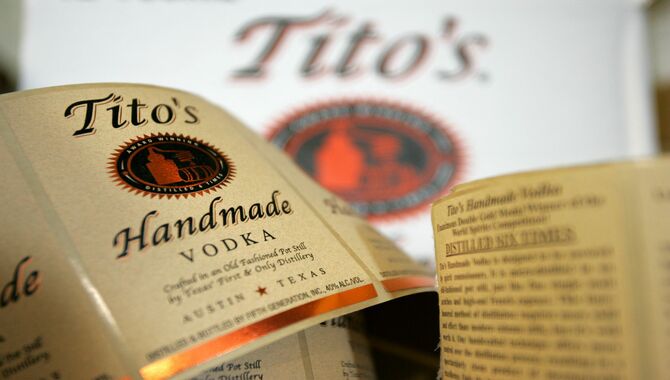 Commercial Uses of Tito's Vodka Font