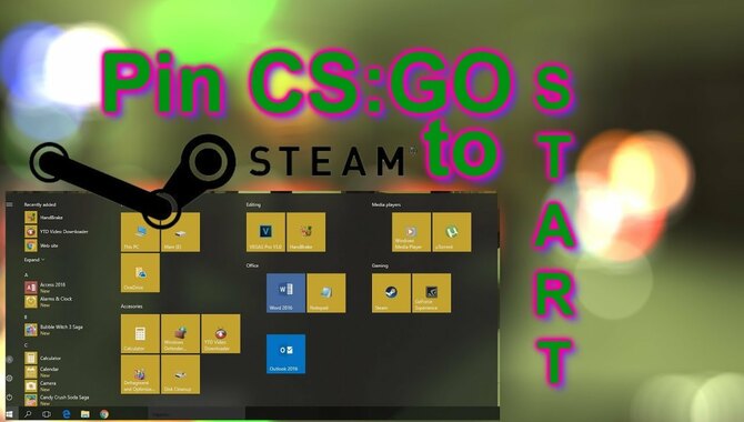 Creating A Shortcut To Steam Big Font Size In Your Start Menu Or Desktop