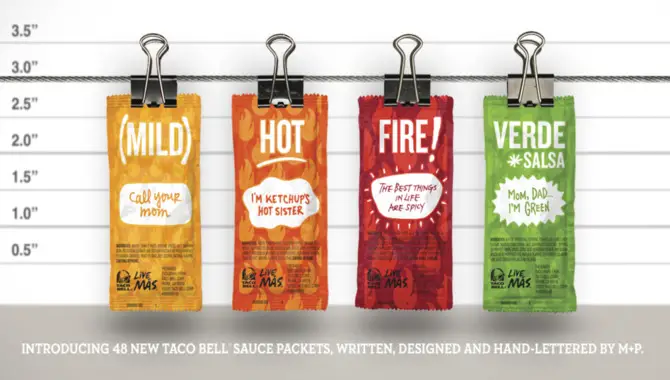Design of Taco Bell Sauce Packet