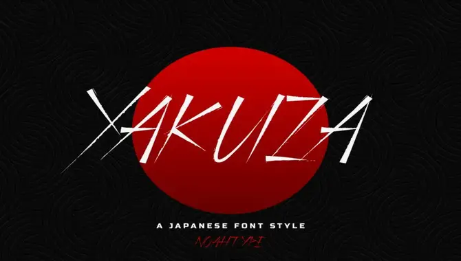  Examples of the Yakuza Font