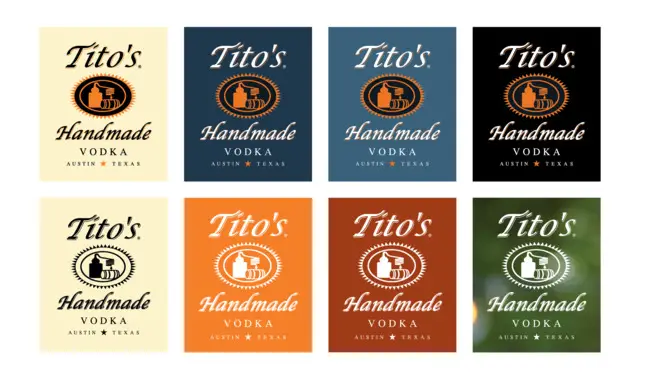 History of Tito's Vodka Font