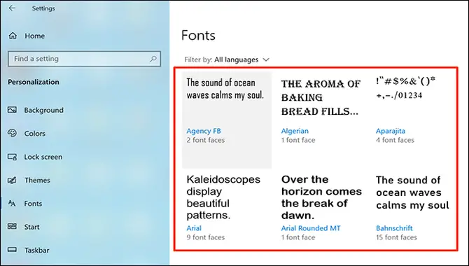 How To Change The Font On Your Computer