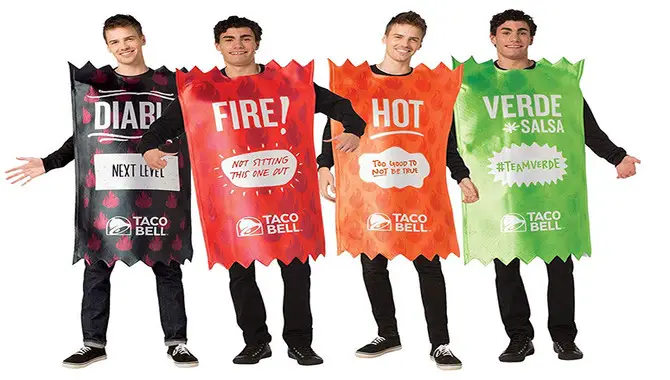 How To Make A Taco Bell Mild Sauce Packet Costume