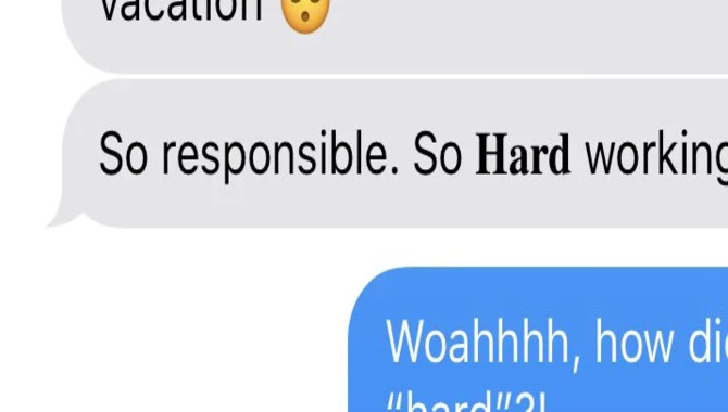 How did my friend use a bold serif font in iMessage