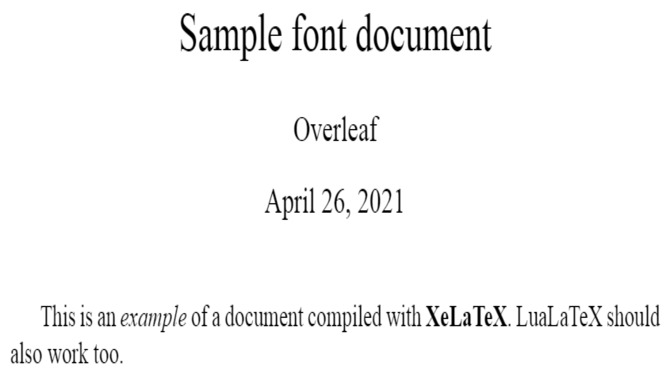 How do you make Times New Roman text in LaTeX