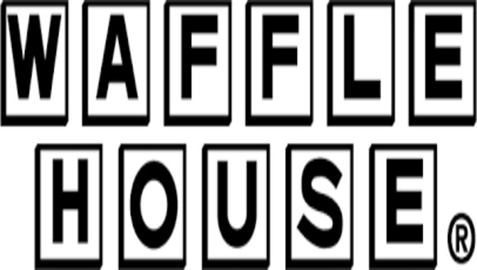 Layout of Waffle House Logo Font