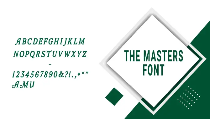 Masters Font