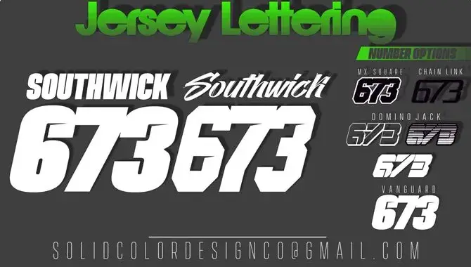 Font For Jersey Lettering | atelier-yuwa.ciao.jp