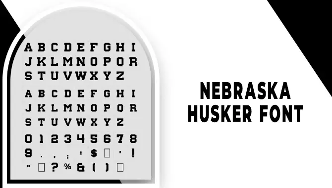 Nebraska Husker Font