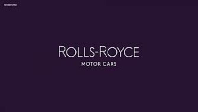 Rolls-Royce Motor Cars Font