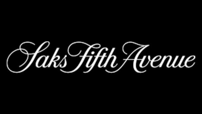Saks Fifth Logo Font