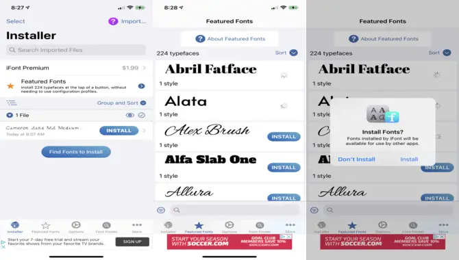Sharing Fonts On iOS With Your Friends Using Font