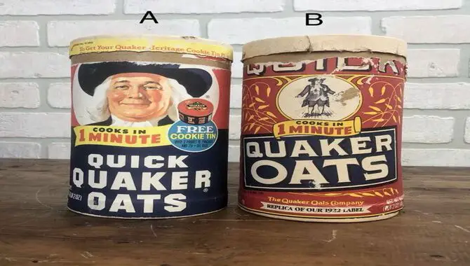 The Font Used On The Quaker Oats Cylinder Container