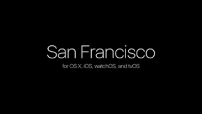 Variants Types Of San Francisco Font