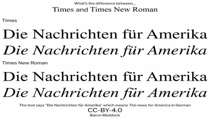 What are the disadvantages of using Times New Roman