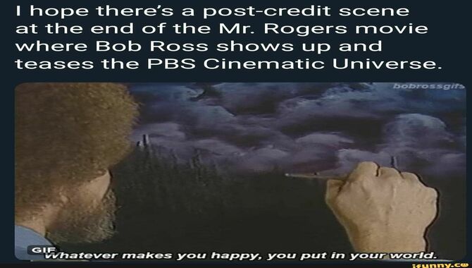What's The Font In Bob Ross Credit