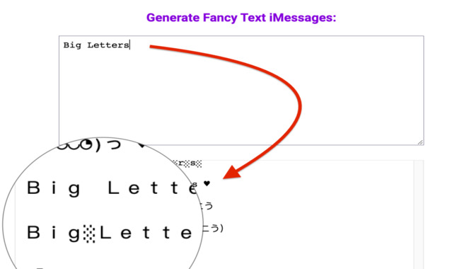 Where To Use Fancy Text Generated By Fancy Fonts Generator For Imessage Tool