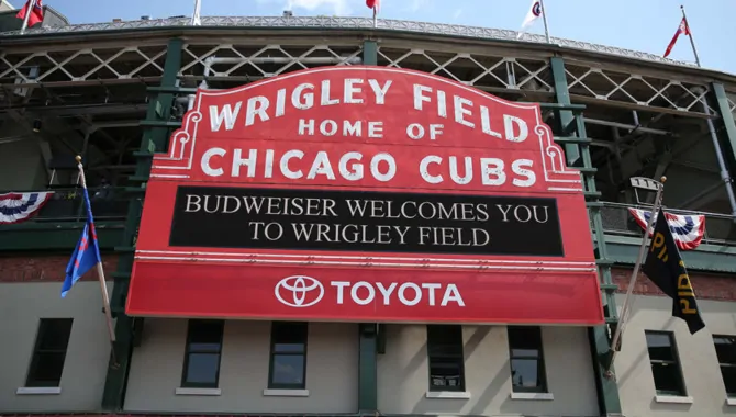 Wrigley Field Font Logo Identification