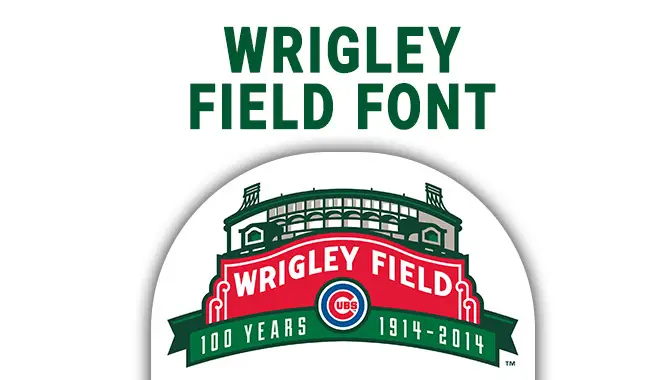 Wrigley Field Font