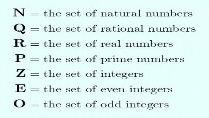 Font For Symbol Of Real Numbers