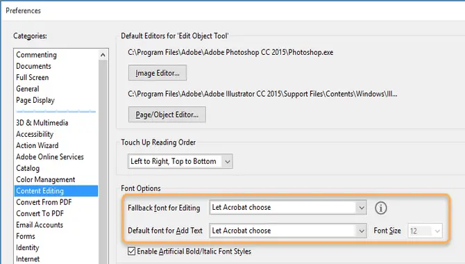 How To Change Document Template Font In Adobe Acrobat