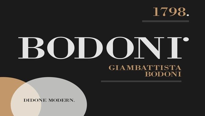 Why Should You Use Bodoni By Linotype Font In Your Business