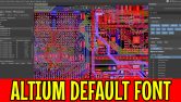 Install Altium Default Font