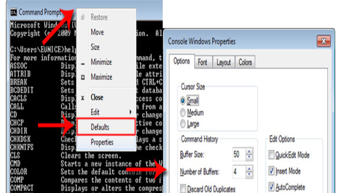How To Set Cmtrace Font In Command Prompt