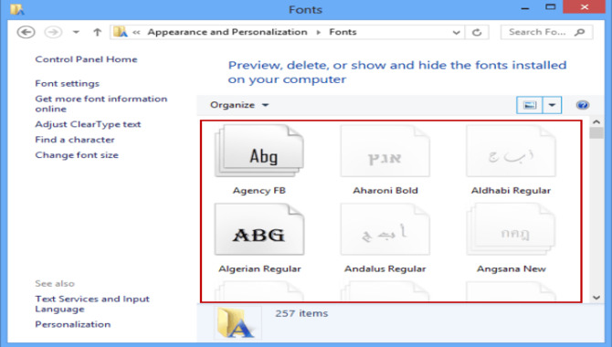How To Set Cmtrace Font In Windows 8.1