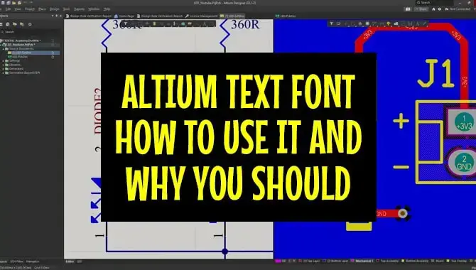 How To Use Altium Text Font It