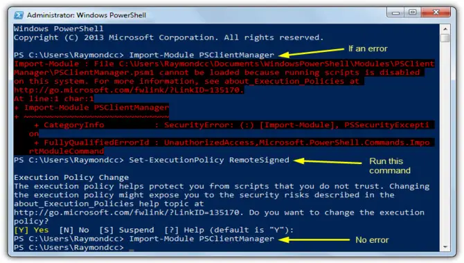 1. Enable the PowerShell Feature on Your System