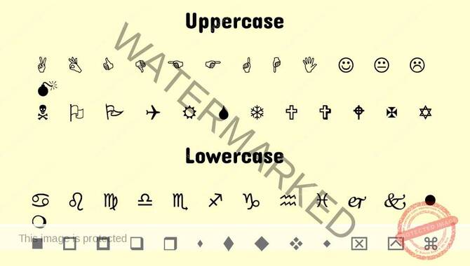 Formatting Text with Wingdings Font