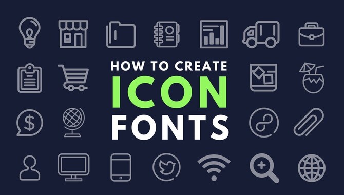 How To Create A Font Icon