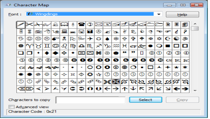 How To Use Wingdings Font In Ssms's Column