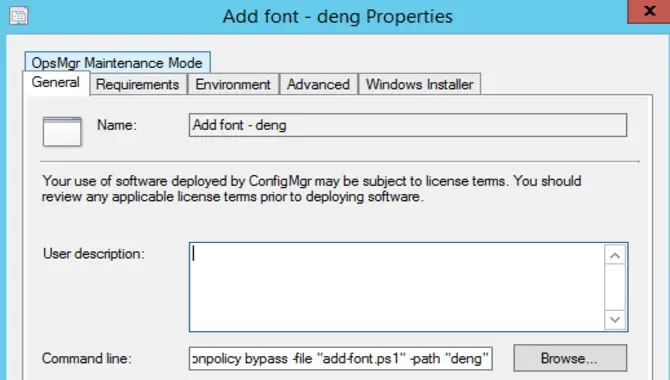 How to Find the PowerShell Font for 1809