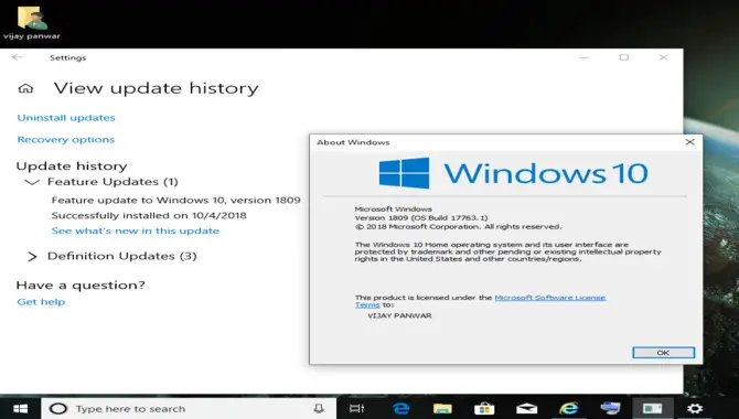 How to Install the Latest Update for Windows 1809