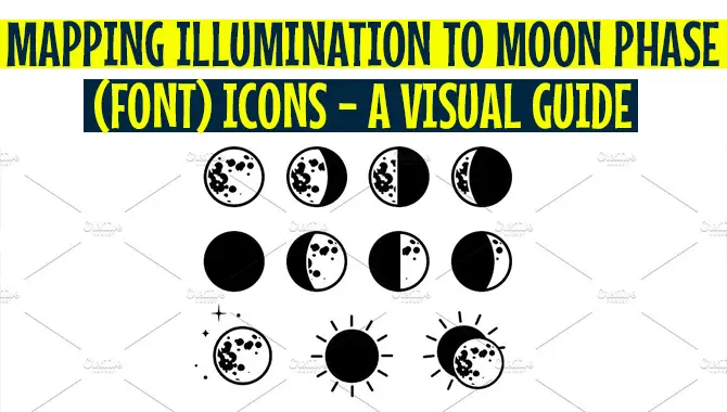 Mapping Illumination To Moon Phase Font Icons 