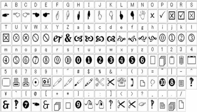 Where Can I Find Wingdings Font