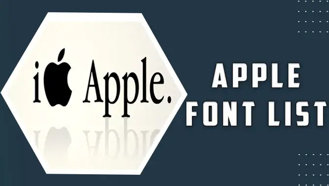Apple Font List