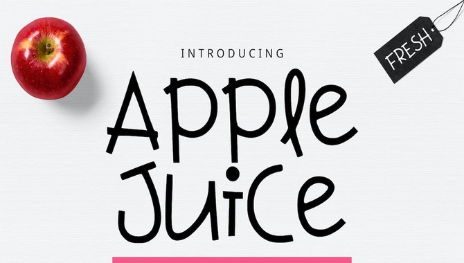 Apple Juice Cute Cricut Font (Ttf, Eot)