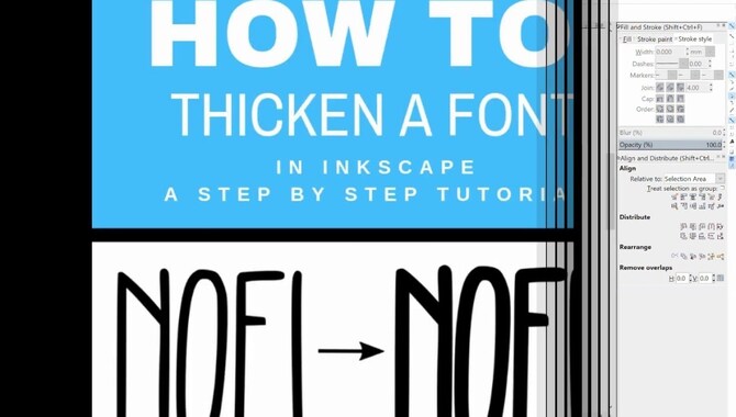 Fonts That Can Be Thickened In Inkscape