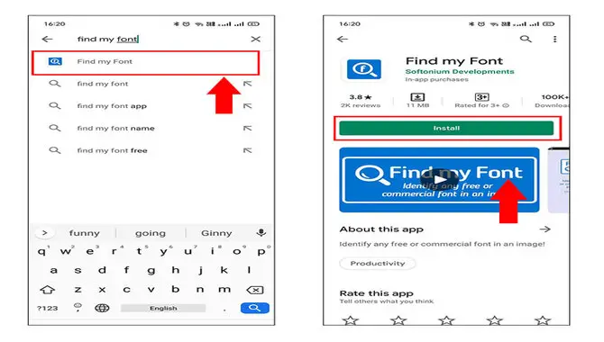 How To Find A Font On A Phone