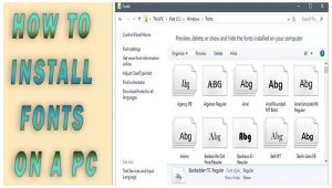 How To Install Fonts On A Pc – Pro Tips