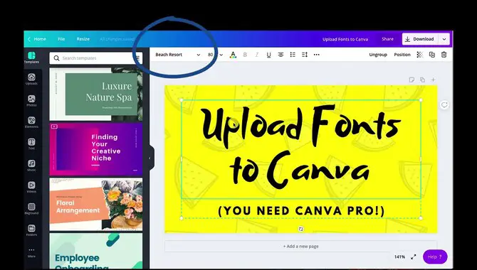 How To Use Fonts In Canva