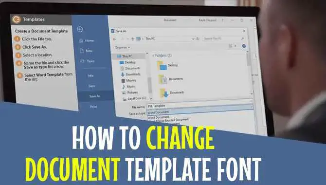 How To Change Document Template Font